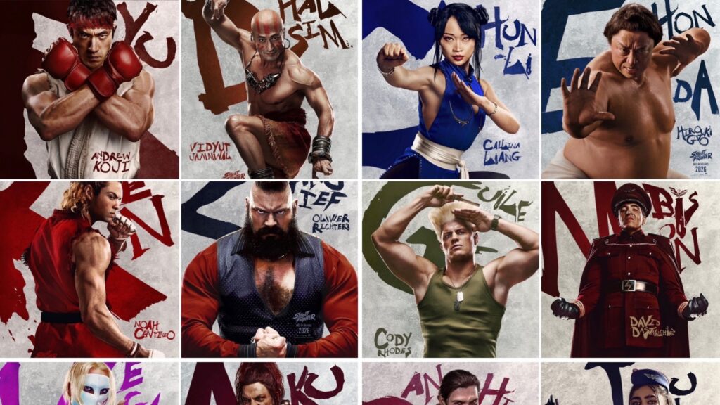 Street Fighter Movie Characters