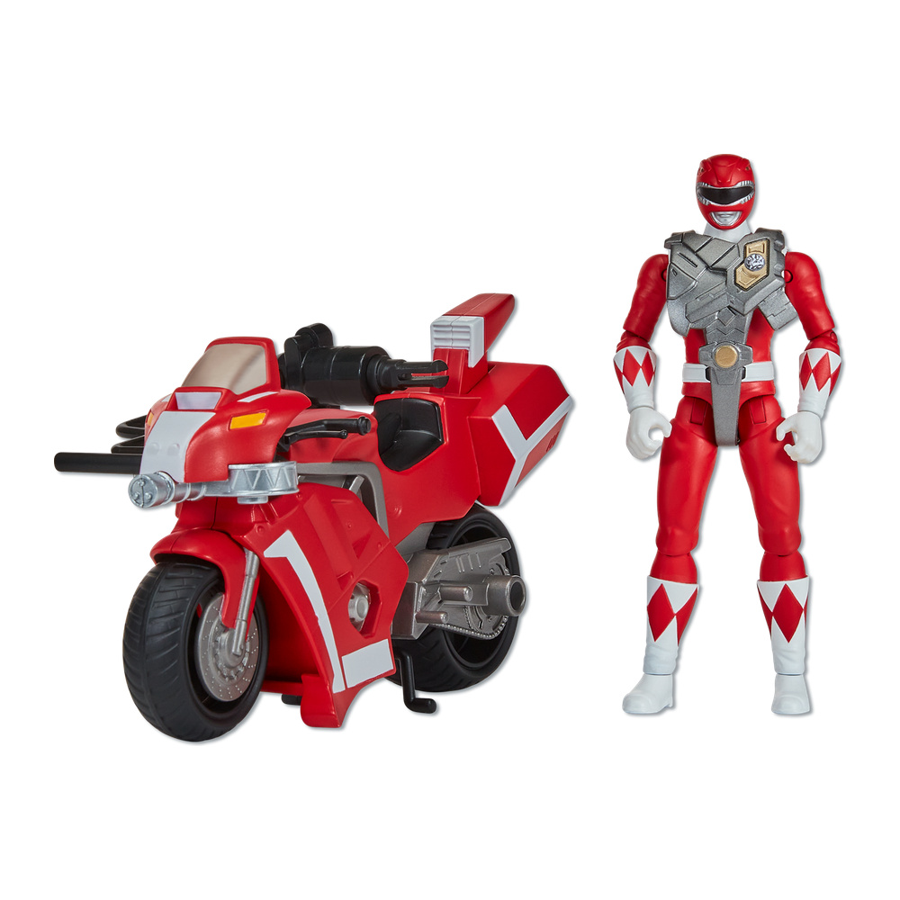 Tyrannosaurus Battle Bike with Red Ranger